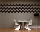 Chevron Stripe (right angle) Wall Pattern Vinyl Decals